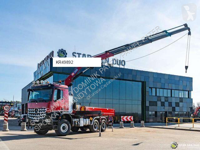 شاحنة Mercedes AROCS 3345 6x6 HMF 3220 Winch...