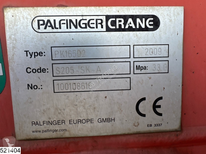 شاحنة MAN TGS  6x4, EURO 4, Palfinger, Manual,...