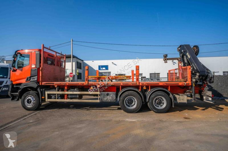 شاحنة Renault  K380 DXI -6x4+HIAB 21 T/m+4 EXT