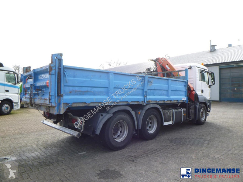 شاحنة MAN 26.400 6X4 tipper + Palfinger PK15002