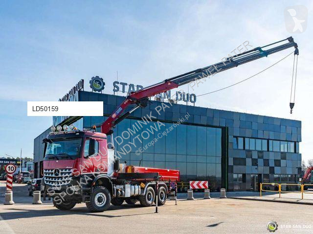 شاحنة Mercedes AROCS 3345 6x6 HMF 3220 Winch...