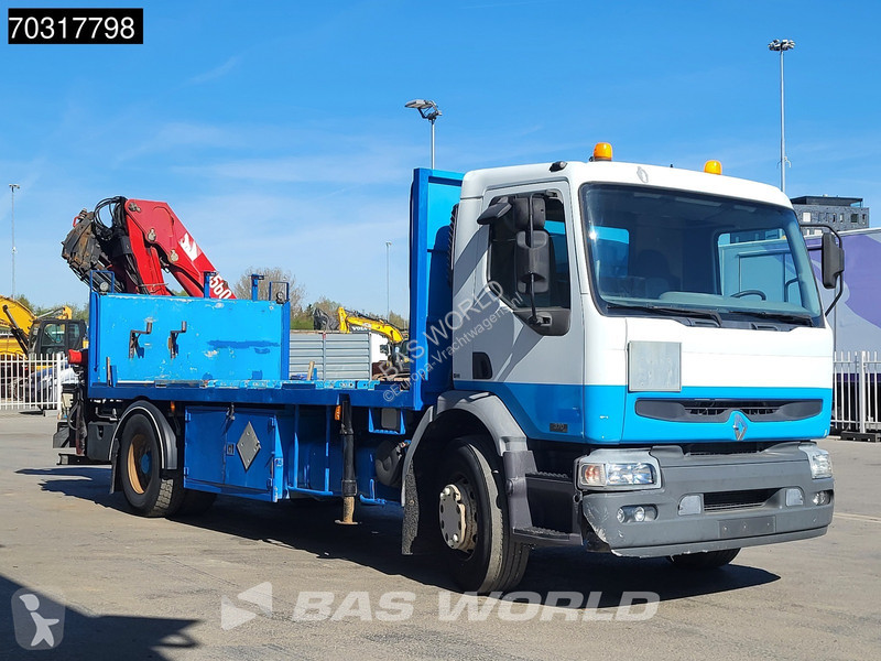 شاحنة Renault 370 4X2 HMF 1560 K4 Kran Crane...
