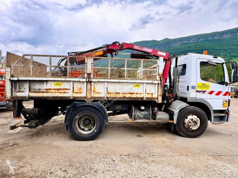 شاحنة Mercedes  ATEGO 1218 Camion benne grue...