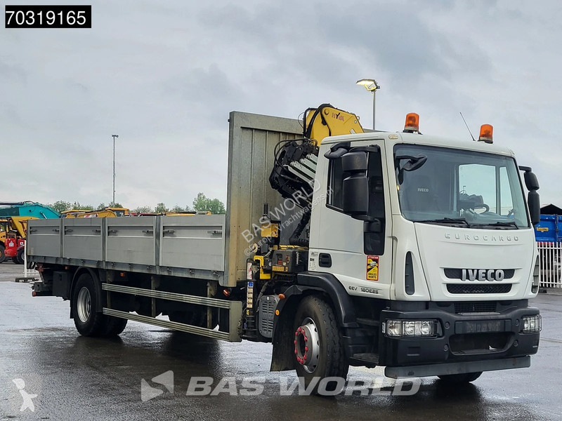 شاحنة Iveco 180E250 4X2 Hyva V911 3S Crane Kran...