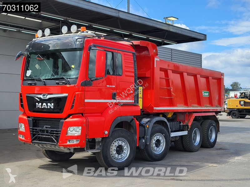 شاحنة MAN 41.510  8X4 17m3 tipper Full Steel...