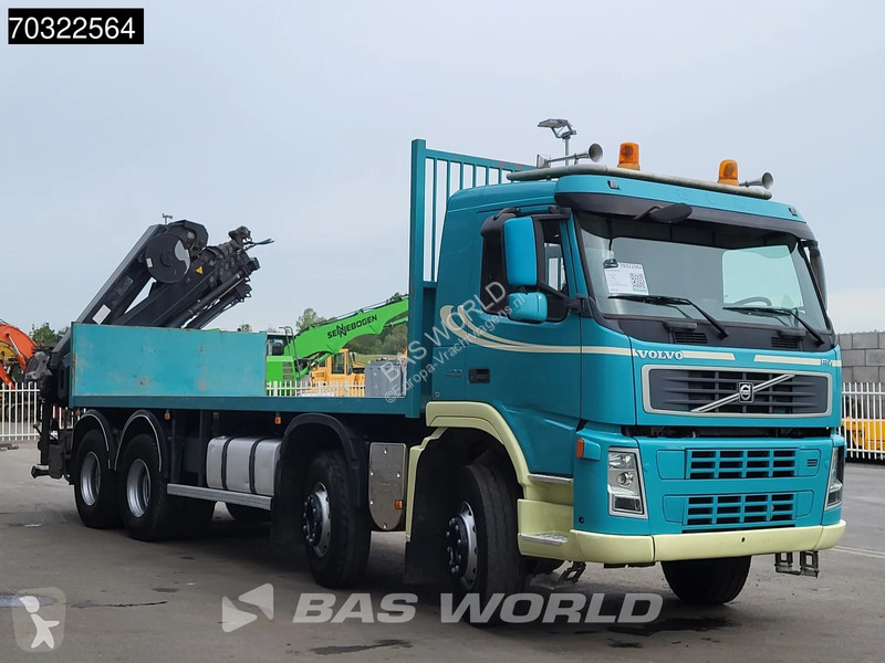 شاحنة Volvo 400 8X4 HIAB 211 EP-5 HIDUO Kran...