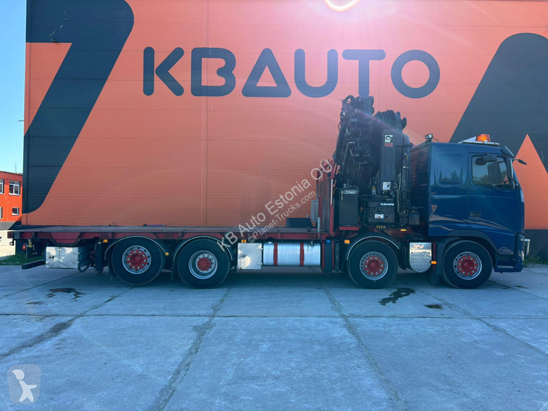 شاحنة Volvo 500 8x2 Hiab 855E-8 + JIB 145X5