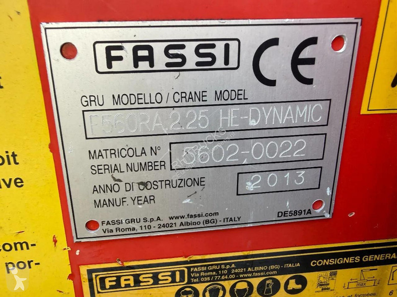 شاحنة Scania G440 8X2 EURO 5 + FASSI F5602.25 +...