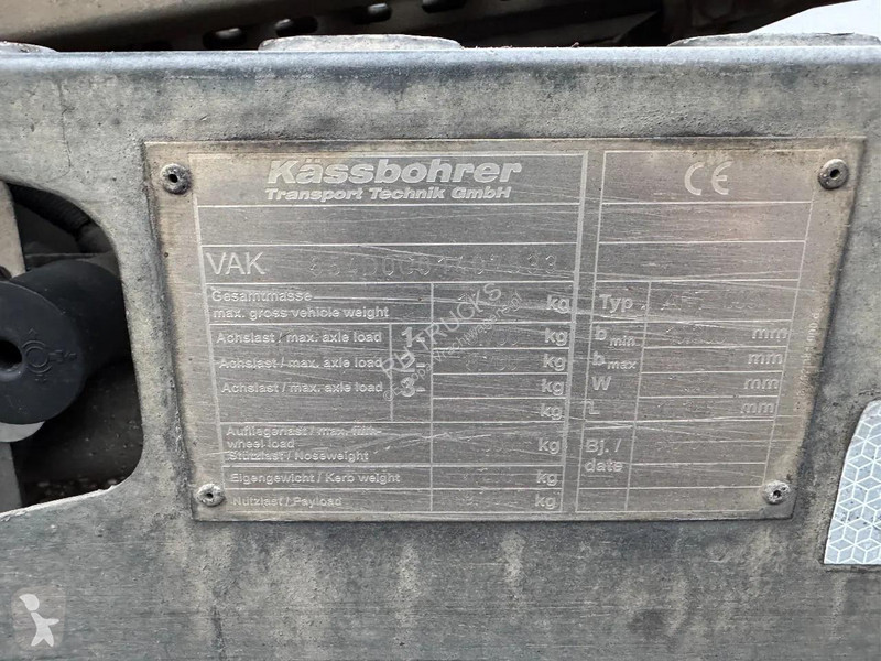 شاحنة Mercedes 1843 EURO 6 + KÄSSBOHRER HANGER...