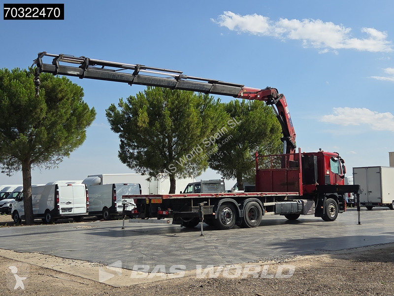 شاحنة Renault C 380 6X2 Grua HMF 4020 6x...
