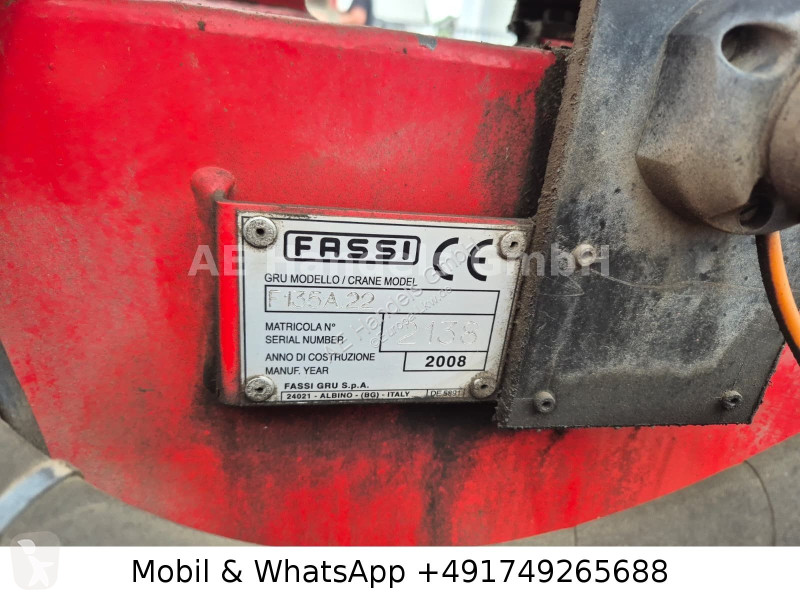 شاحنة  Fassi F 135A 22 Kran *FUNK/Schalengreifer
