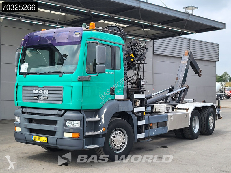 شاحنة MAN TGA TGA 6X2 HIAB 166B-2 CL Crane +...