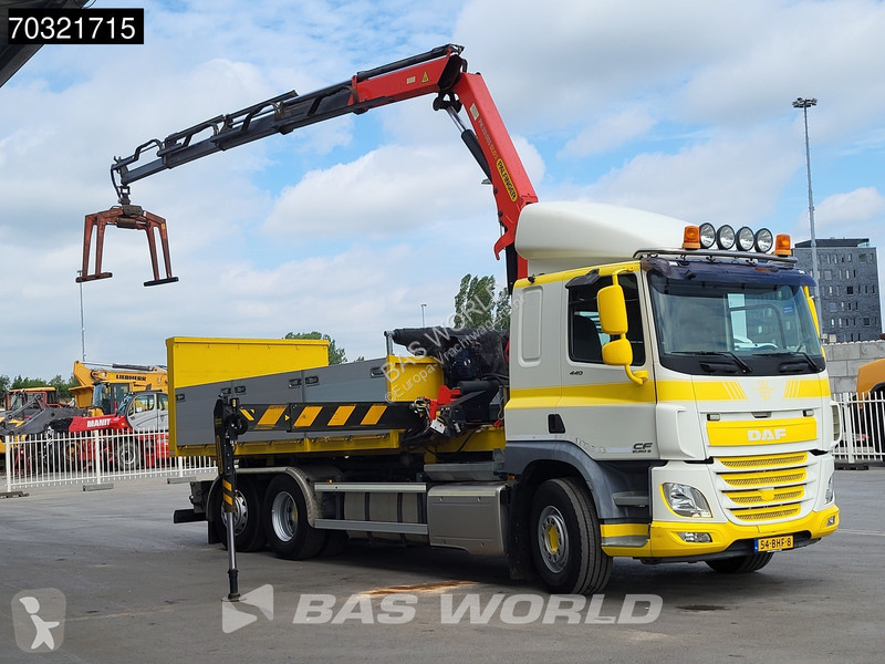 شاحنة DAF 440  6X2 Palfinger PK19.001 SLD Hook...