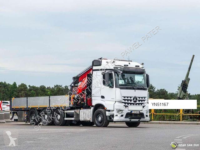 شاحنة Mercedes AROCS 3253 8x4 HMF 5020 Fly Jib...
