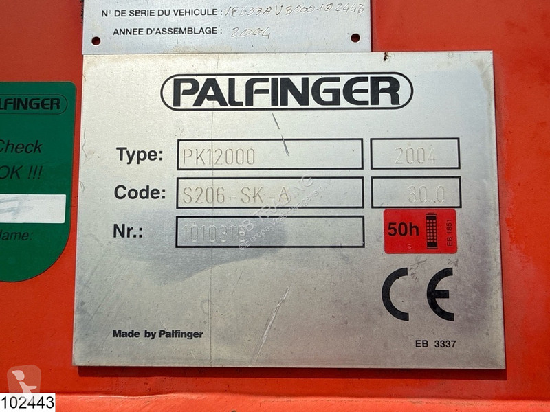 شاحنة Renault 270 EURO 3, Manual, Palfinger