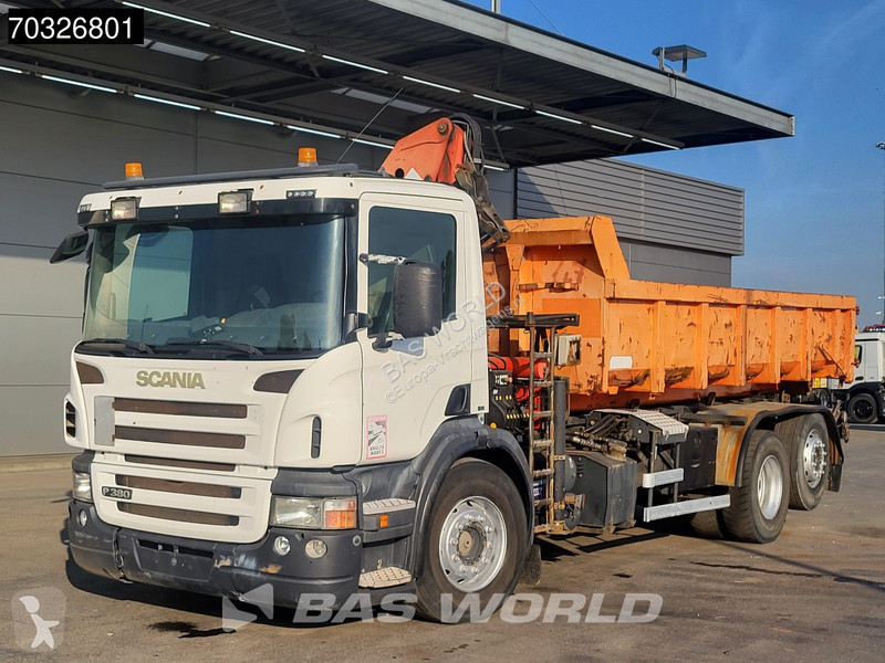 شاحنة Scania P380 P 6X2 Palfinger PK15500 Kran...
