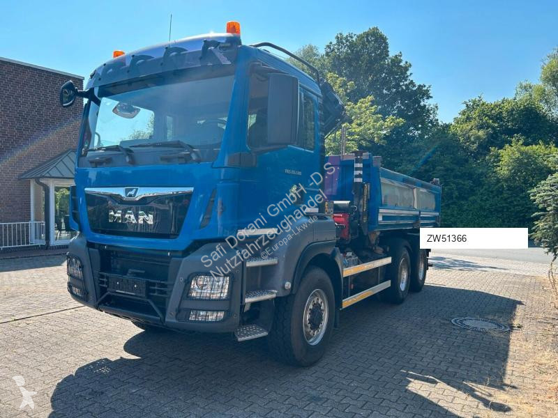 شاحنة MAN 26.500 3Skipper + PK19001 Kran 6x6...