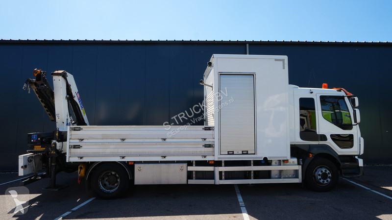شاحنة Volvo 280 open box truck with HMF 1320...