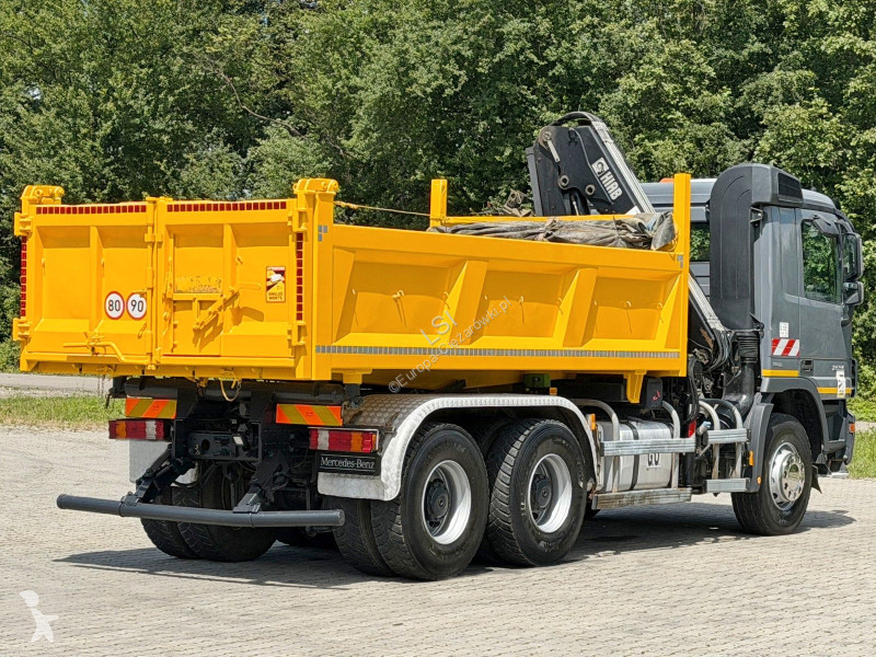شاحنة Mercedes ACTROS * KIPPER 4,80 + KRAN/FUNK...
