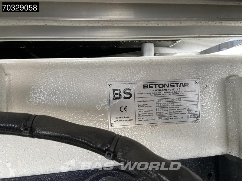 شاحنة Mercedes 4458 10X4 58mtr Betonstar...