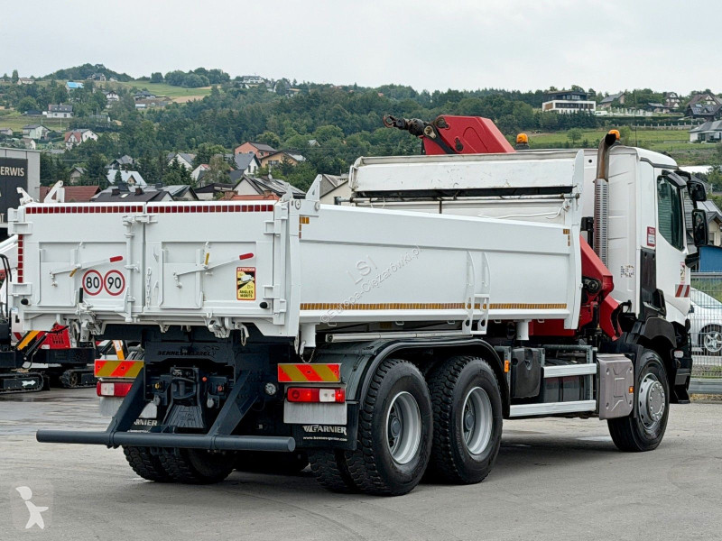 شاحنة Renault C 380* KIPPER 5,20 m* KRAN/FUNK *...