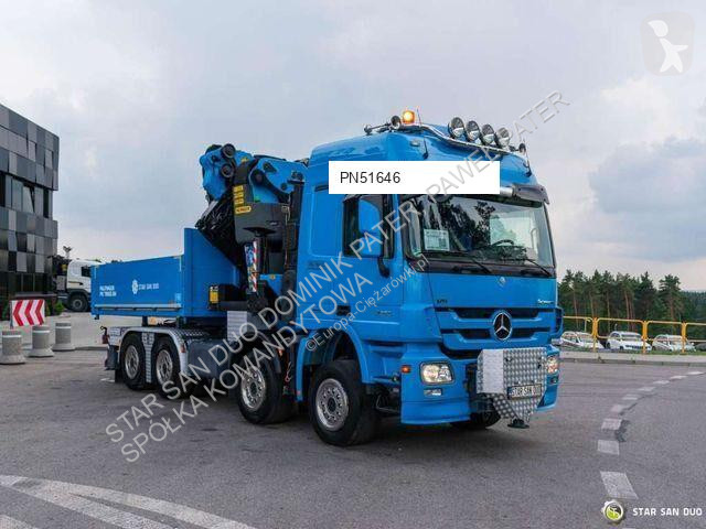 شاحنة Mercedes ACTROS 4155 8x4 Palfinger PK...