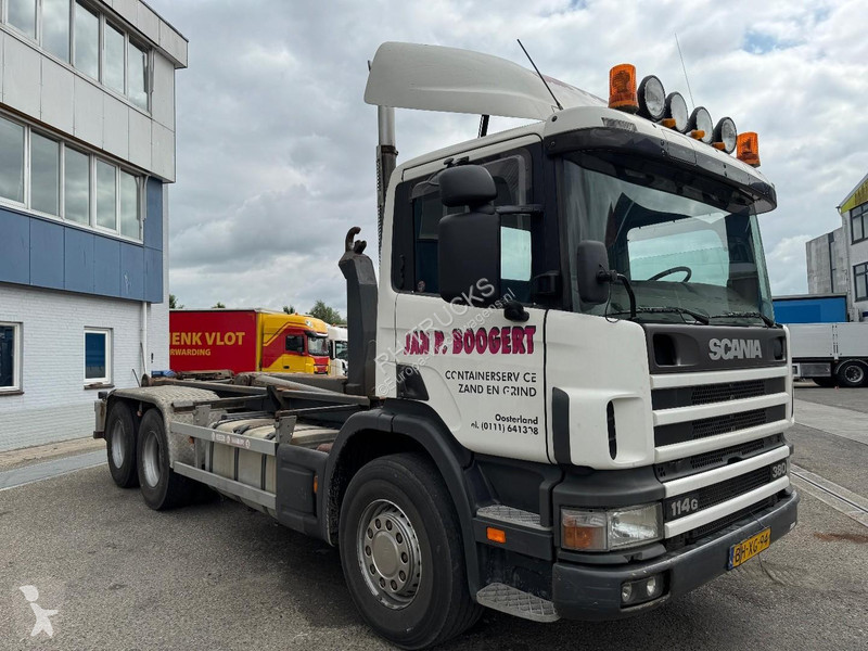شاحنة Scania G 380 6X2 EURO 2 + 20 TON HOOKLIFT