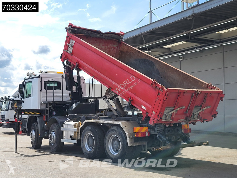 شاحنة Mercedes 4141 8X4 HIAB 166 D-4 Hiduo...