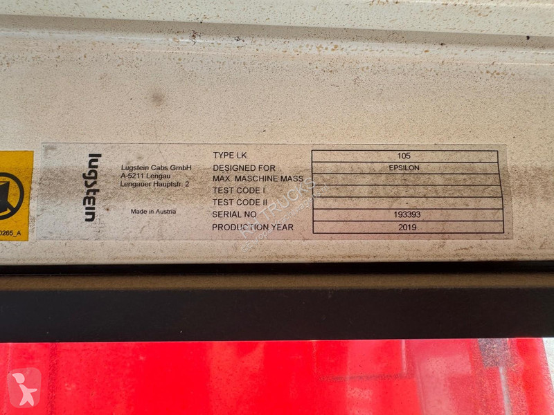 شاحنة Volvo 16750 6X4 EURO 6 + EPSILON S260Z +...