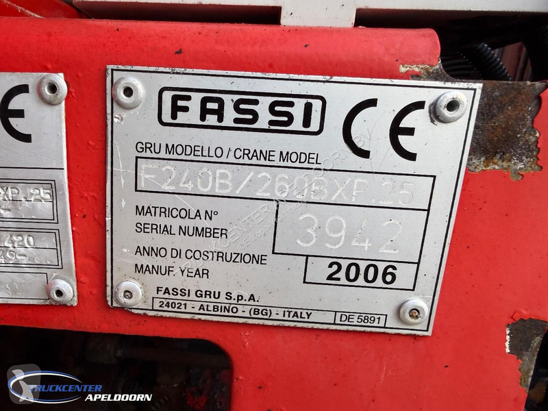 Kamion DAF 75310 Fassi F260XP 5+2, Euro 5