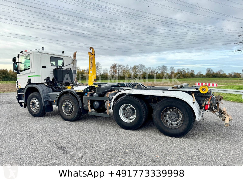 شاحنة Scania 410 Abrollkipper 8x4 alfinger...