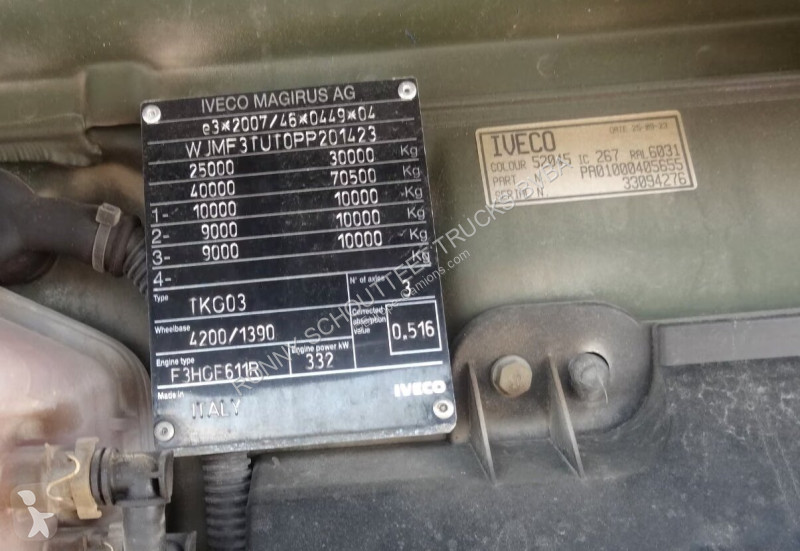 Camion  AT380T45W 6x6 AT380T45W 6x6