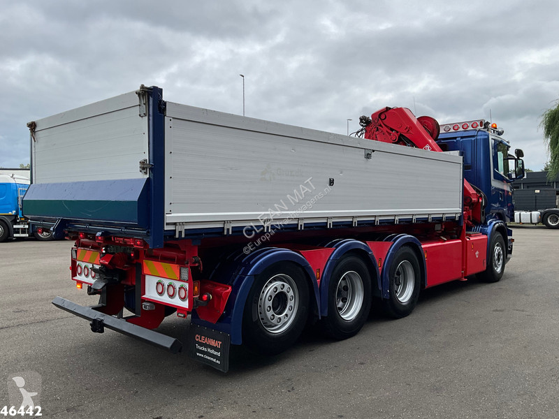 شاحنة Scania 560 V8 8x4 etarder Hiab 24...