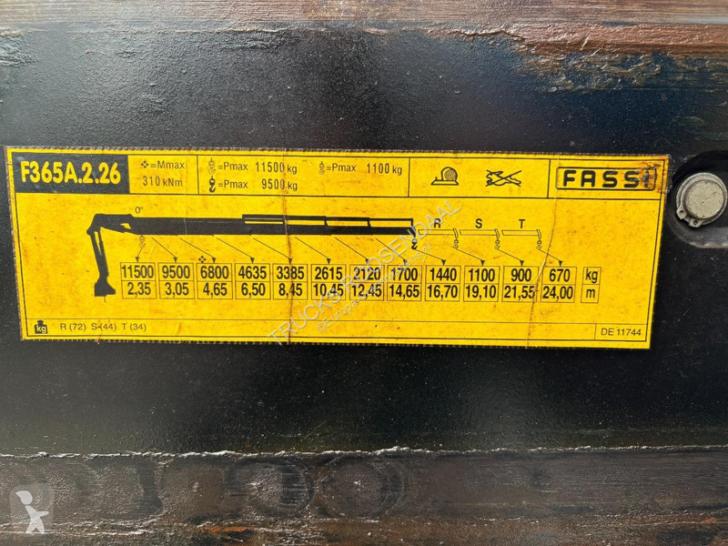 شاحنة DAF 85410 + FASSI F365A - 6X EXT. +...
