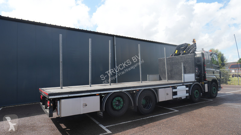 شاحنة DAF 480 8x2 Open box truck with Hiab...