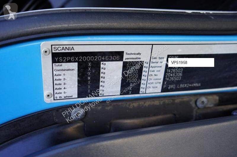 Camion Scania R 380 / E 5 / CHŁODNIA + WINDA /...