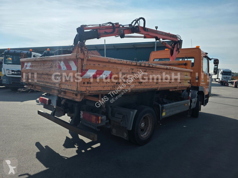 Camion Mercedes 1218 / Kipper+Kran / load...