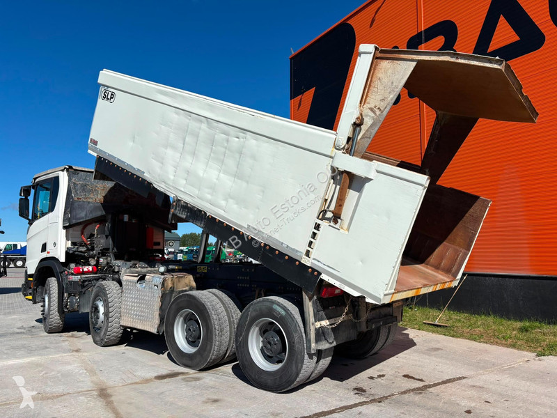 Vrachtwagen Scania R 580 8x4 RETARDER / BOX...