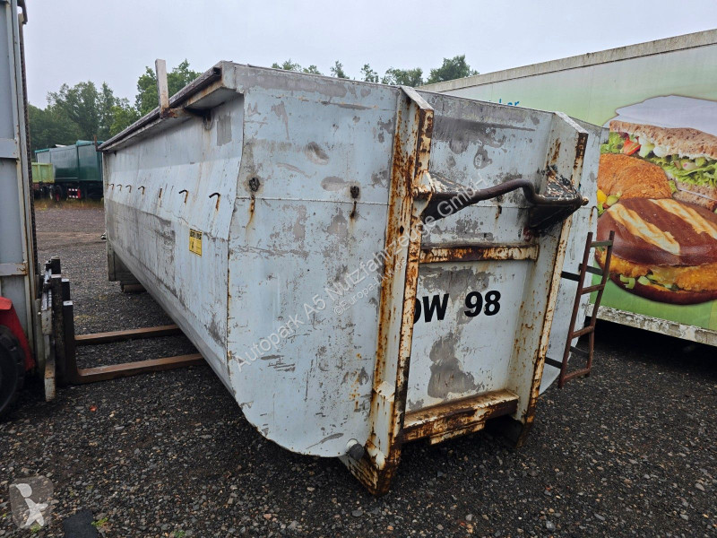 Camion  Bruns abrollcontainer Edelstahl container