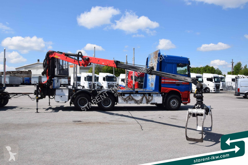 Camion remorque DAF 530 6x4 Kran Palfinger...