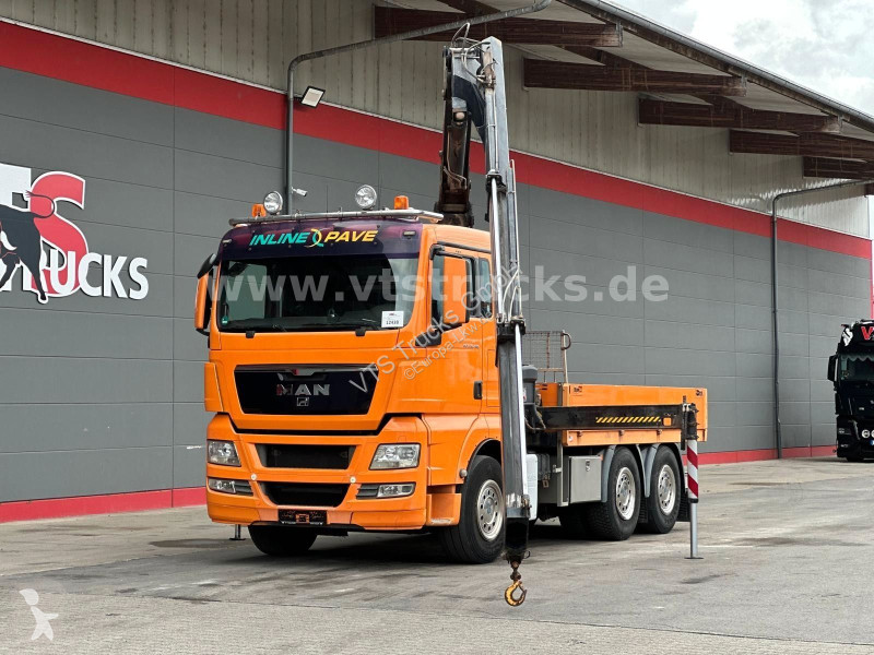 Camión MAN TGX 6x4 Pritsche + HIAB 166E-2 Ladekran