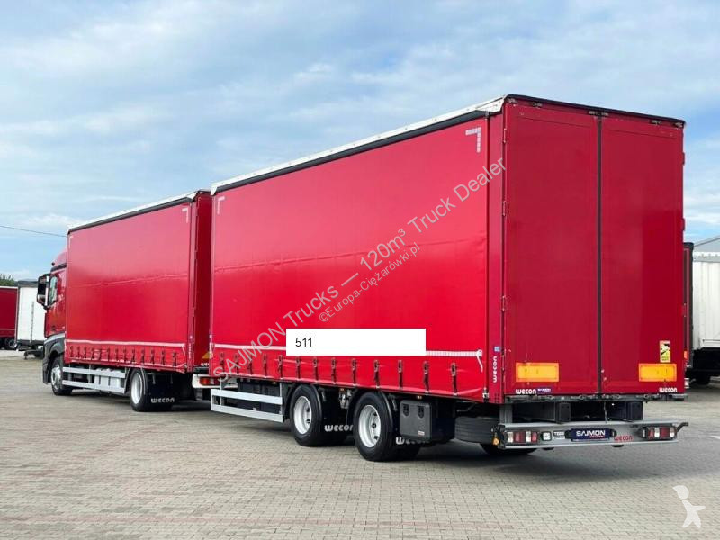 Kamion Mercedes ACTROS / ZESTAW TANDEM 120 M3 /...