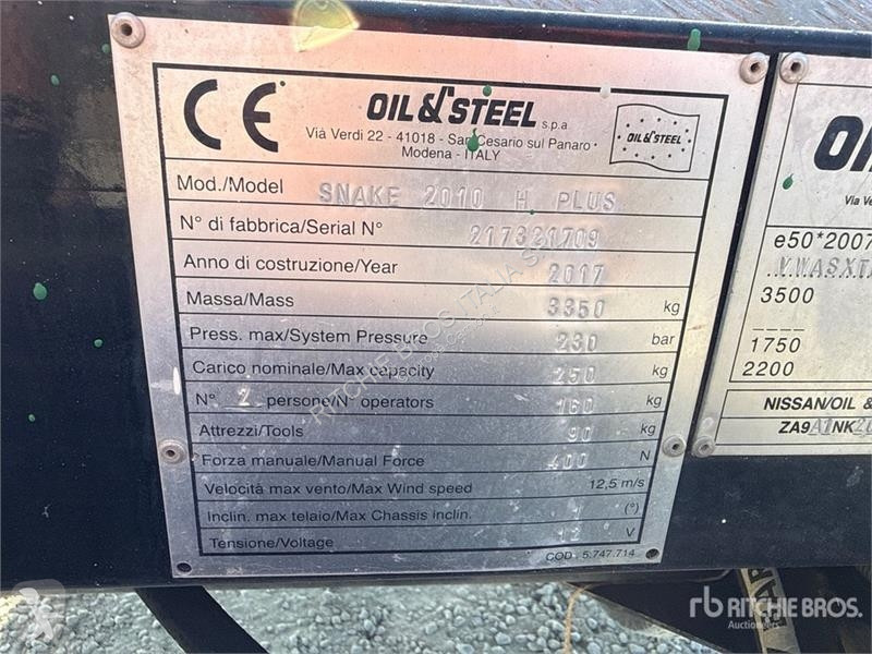 Грузовик  Oil&Steel Snake 2010 H Plus 20 m on...
