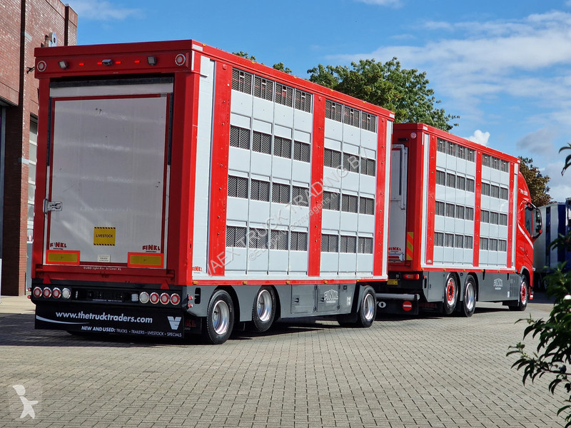 Teherautó Volvo 13500 6x2 - Livestock 4 deck...