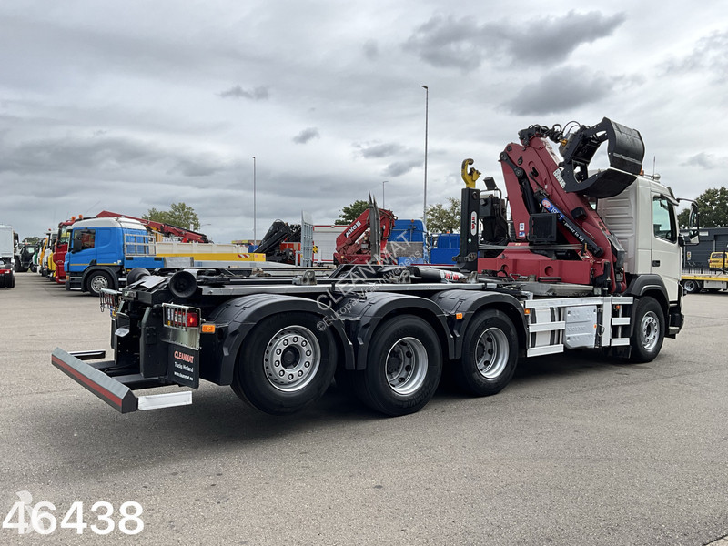Volvo 460 8x4 Euro 6 HMF 19 Tonmeter Z-kraan truck