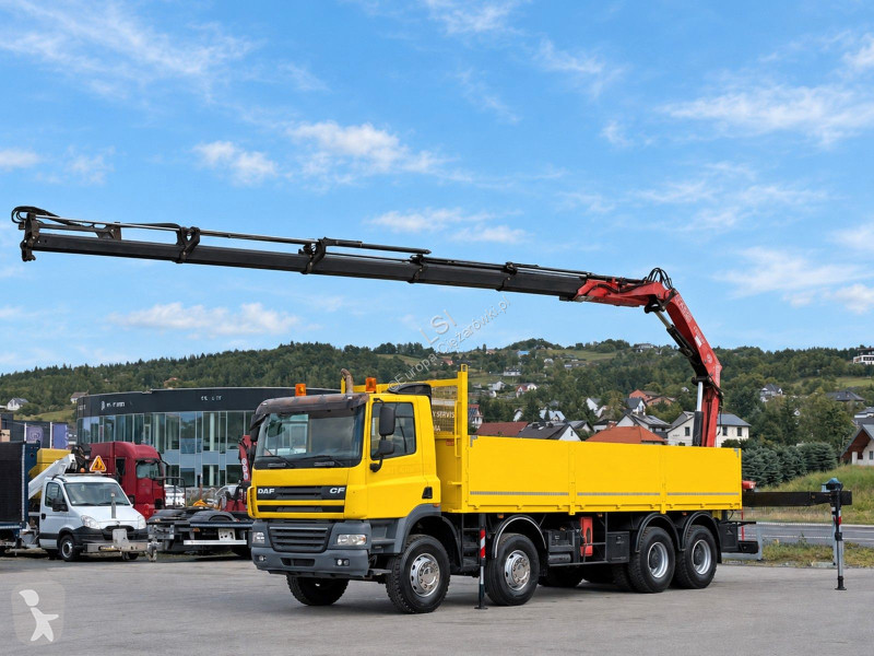 Грузовик DAF 85430 Pritsche 7,70 m + KRAN * 8x4!