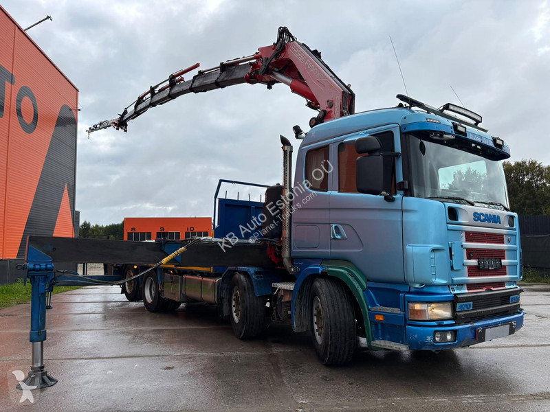 Camião Scania R 124 470 8x2*6 FASSI F800 AXP.26...