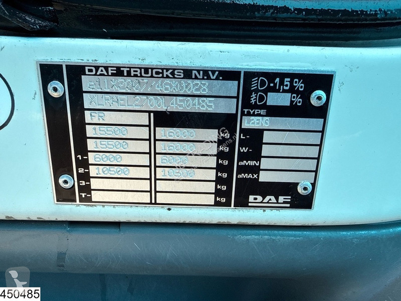 Camion DAF 210 EURO 6, Dhollandia, ACC