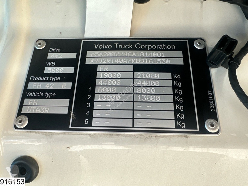Camião Volvo 500 EURO 6d, I-SAVE
