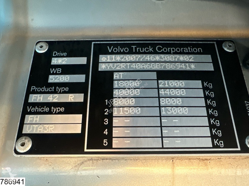 Camion Volvo 500 EURO 6, ACC, BDF